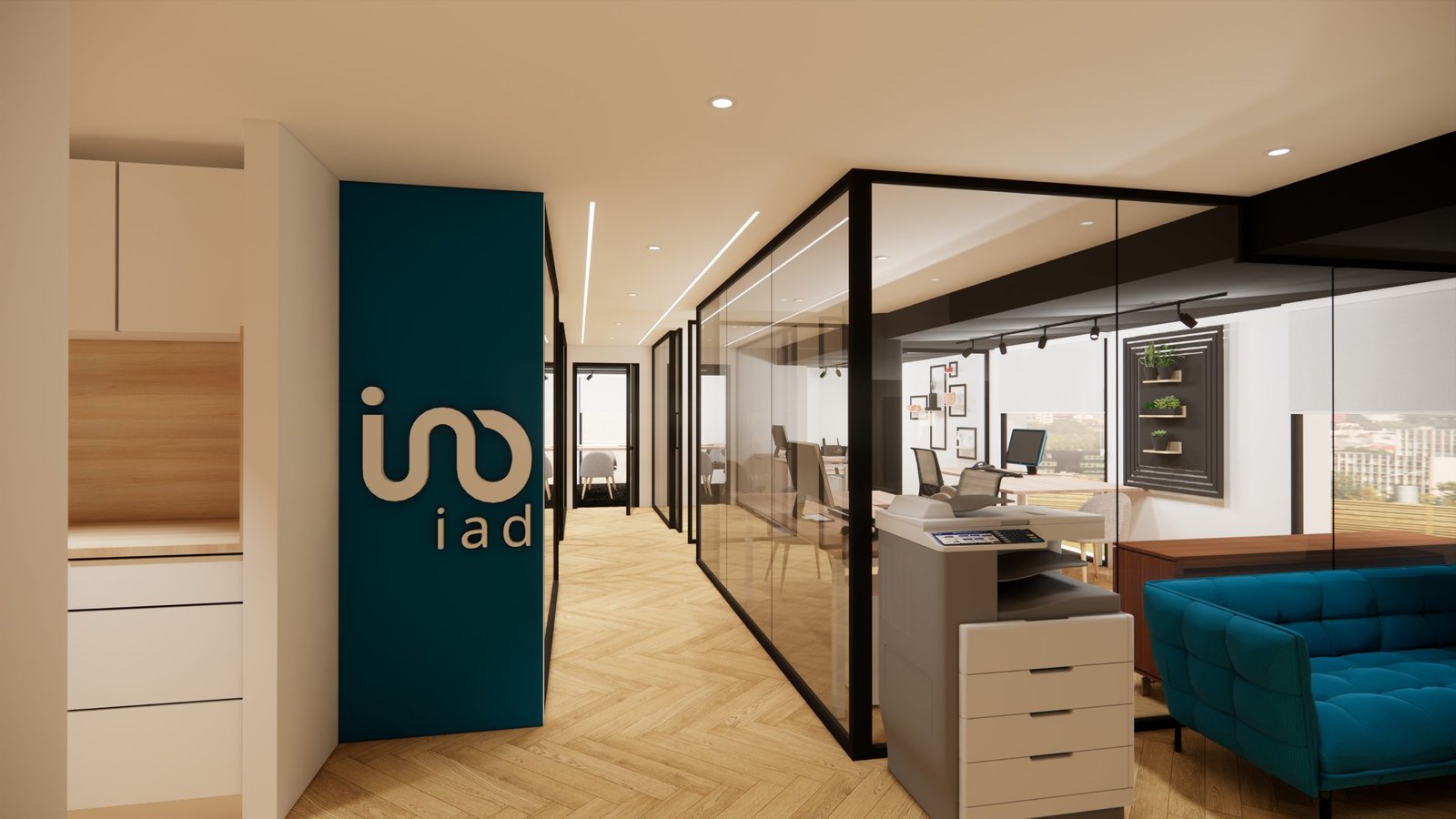 Entrée des bureaux IAD à Perpignan