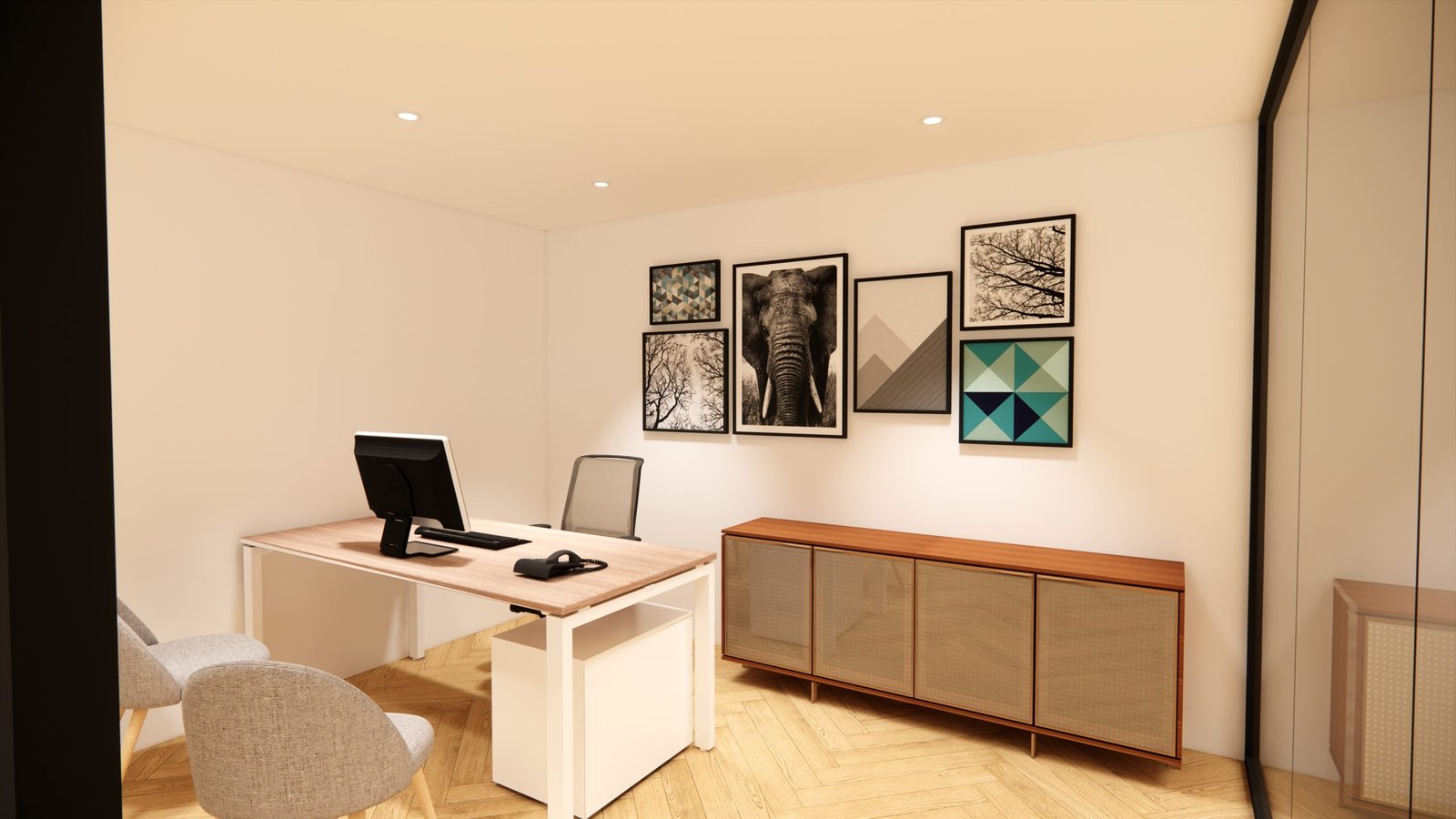 Poste de travail optimisé pour le confort